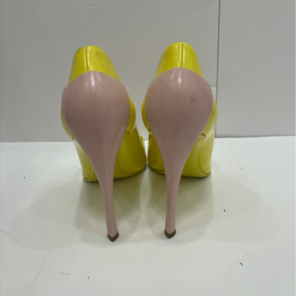 Christian Dior Neon & Nude Heels - Picture 4 of 7